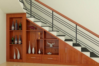 Một số lưu ý về phong thủy khi thiết kế, bố trí gầm cầu thang