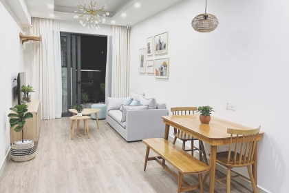 Tự lên ý tưởng cho không gian căn hộ 78m2 rất xinh xắn