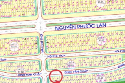 Bán đất đường ĐINH VĂN CHẤP, sát góc ngã tư đường thông, vị trí siêu đẹp