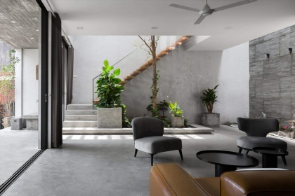 B - House - Kiến trúc đơn giản nhưng mạnh mẽ phóng khoáng