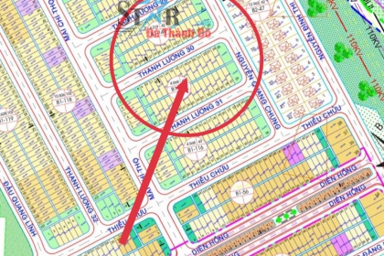 Bán đất Thanh Lương 30 , Gần Biệt thự , khu gần sông rất đẹp