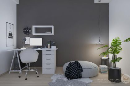 Căn hộ chung cư 2 phòng ngủ có không gian làm việc riêng tại nhà