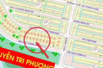 Bán 2 lô liền kề biệt thư đường TÔN THẤT DƯƠNG KỴ, đối diện công viên, ngay chân cầu Nguyễn Tri Phương