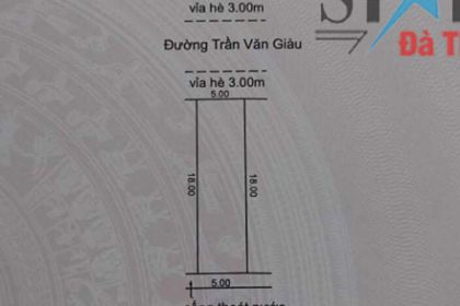 Bán lô đất đường Trần Văn Giàu Khu Hòa Châu - Hòa Vang- Đà Nẵng