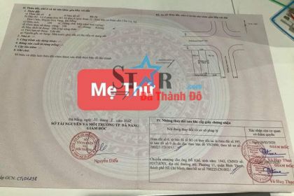 BÁN LÔ ĐẤT MẸ THỨ TUYẾN ĐƯỜNG THÔNG - VỊ TRÍ KINH DOANH - GẦN CẦU CẨM LỆ