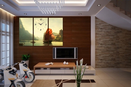 Treo tranh trong phòng khách cần chú ý tới phương vị