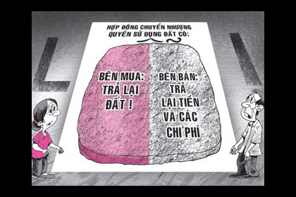 Hỏi về việc giải quyết tranh chấp đất đai có giấy chuyển nhượng