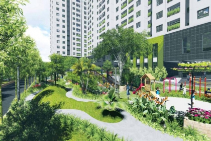 Chung cư cao cấp bị “cô lập” giữa Thủ đô