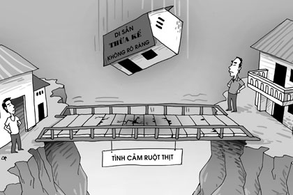 Vẫn được nhận thừa kế dù không ở chung với cha mẹ