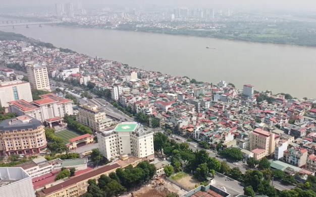 Cận cảnh khu vực xây dựng 6 cây cầu mới sau khi phê duyệt quy hoạch sông Hồng